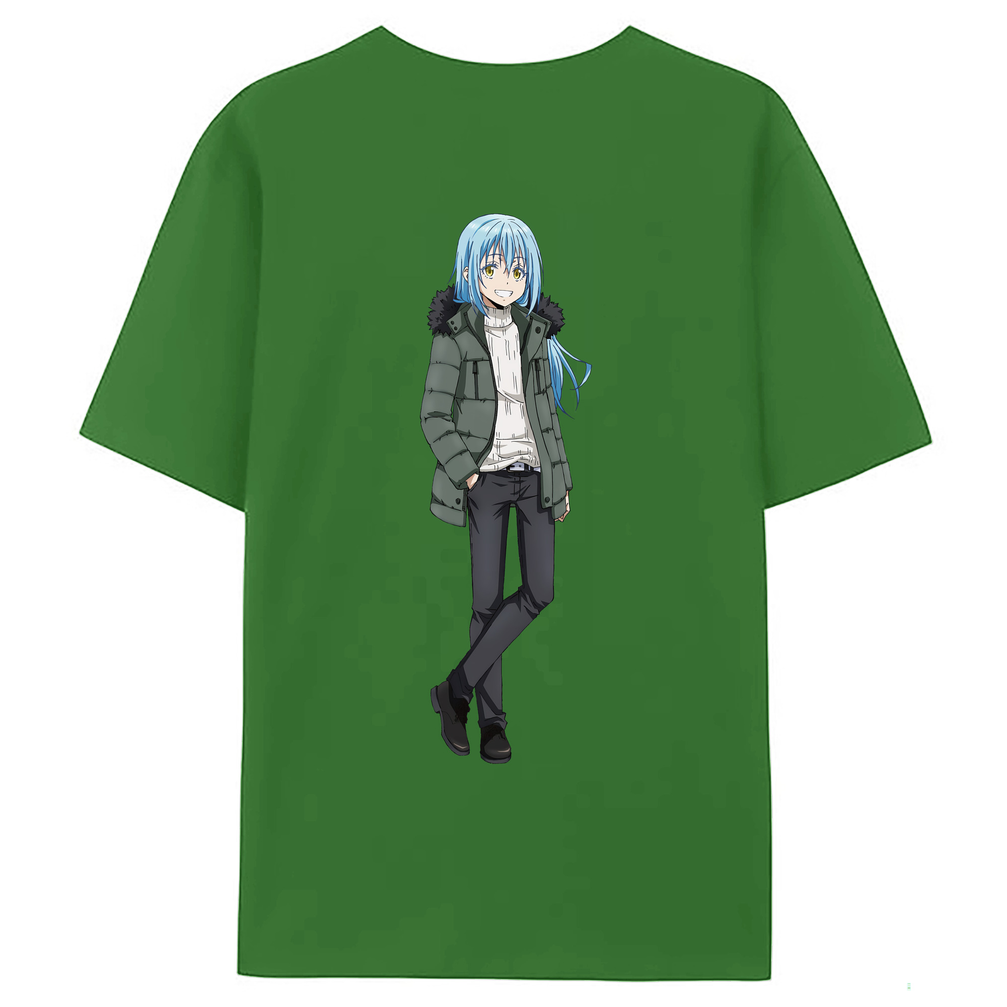 （画像用） 転スラ Regarding Reincarnated to Slime レディース半袖Tシャツ(バックプリント)